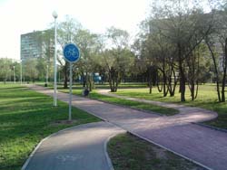 Велодорожка в парке "Гольяново"