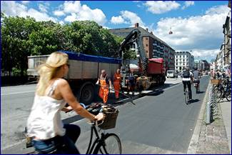 Расширение велодорожек в Копенгагене