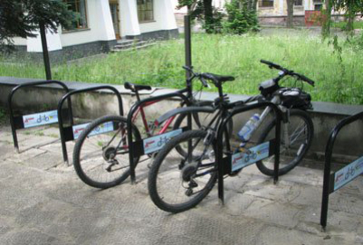 велосипеды на парковке
