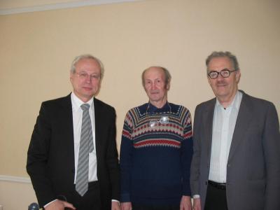 На снимке В.М.Захаров, Г.С.Суздальцев, И.П.Налимов