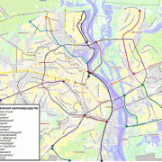 план велодорожек в Киеве