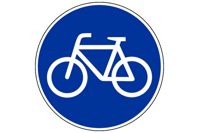 знак велодорожка